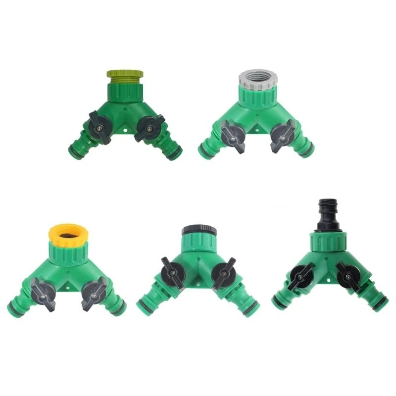  Easy Use Watering Systems Flows Three Way Hose Connector for Garden Irrigation