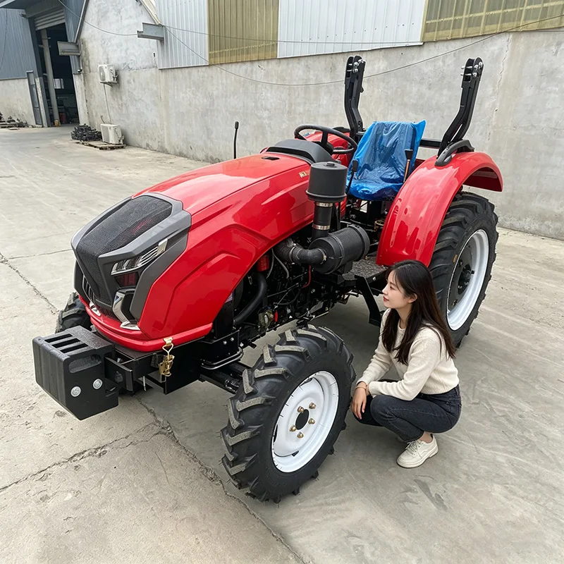 

Индивидуальная настраиваемая четырехколесная мотокультиваторная машина для фермеров с роторным культиватором на колесах