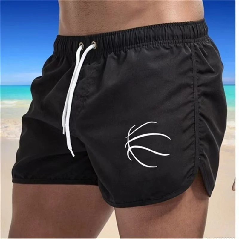 Sphericit Men's Beach Shorts Summer Men's Swimwear Sexy Swimming Trunks Men's Running Shorts Sea Surf Shorts Men's Sports Shorts