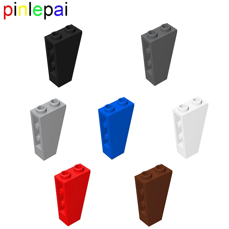 Pinlepai Bricks 2449 1x2x3 Brick Block Slope Inverted Roof Tile Particles Blocks Moc Parts Technical Parts Toys For Children