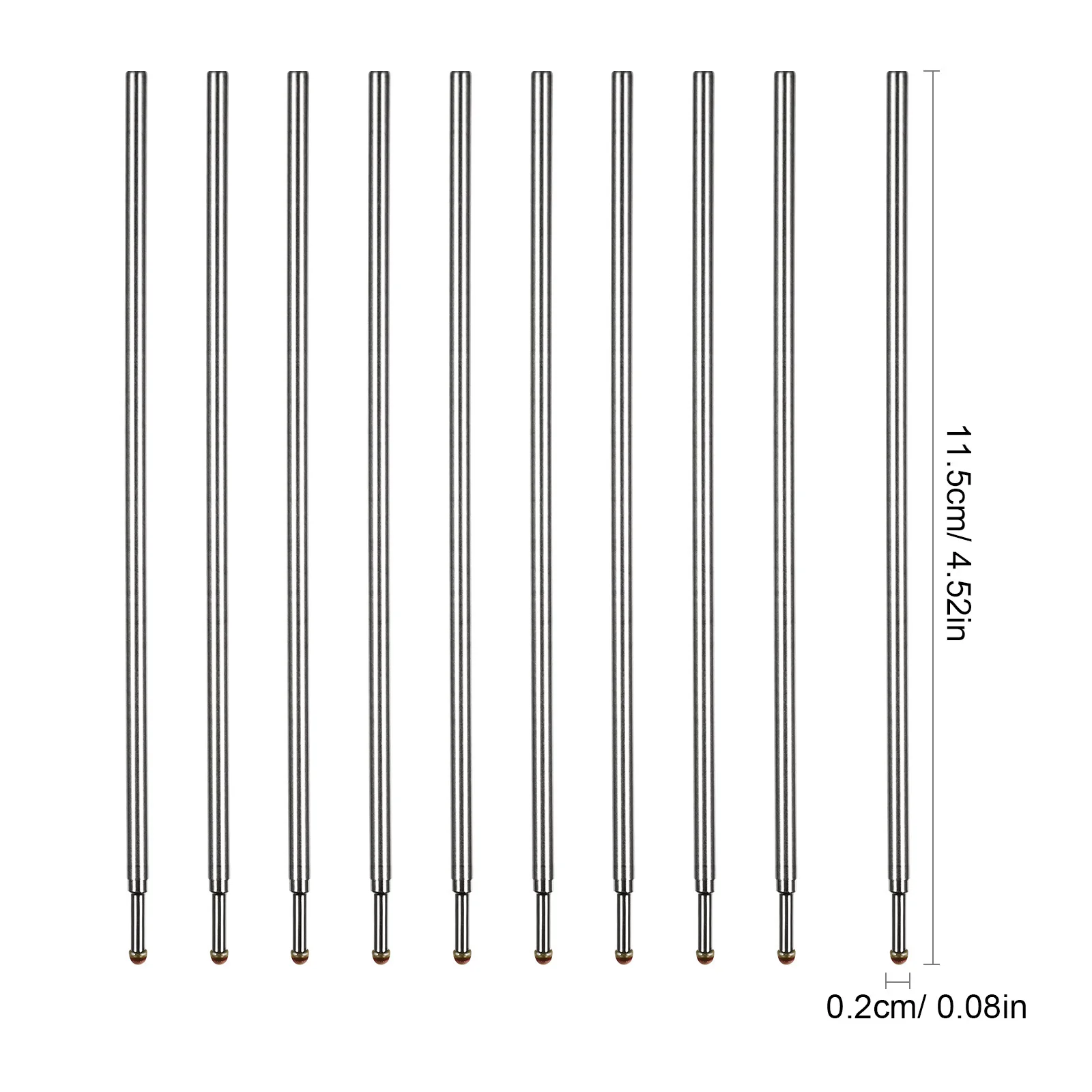 

20Pcs Skin Marker Pen Refills for Tattooing Alloy Tip Refills Precise Skin Marking Tool Reusable Fine Point Ideal for Permanent