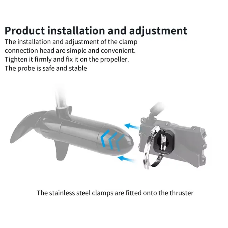 Trolling Motor Mount for Lowrance Active Target Sonar Transducer