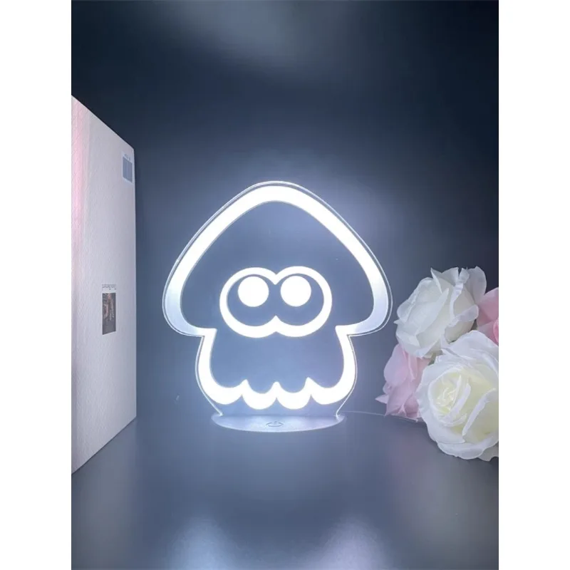 Splatoon3 USB Remote Control Multi-color Night Light Game Peripheral Anime Model Room Girl Decoration