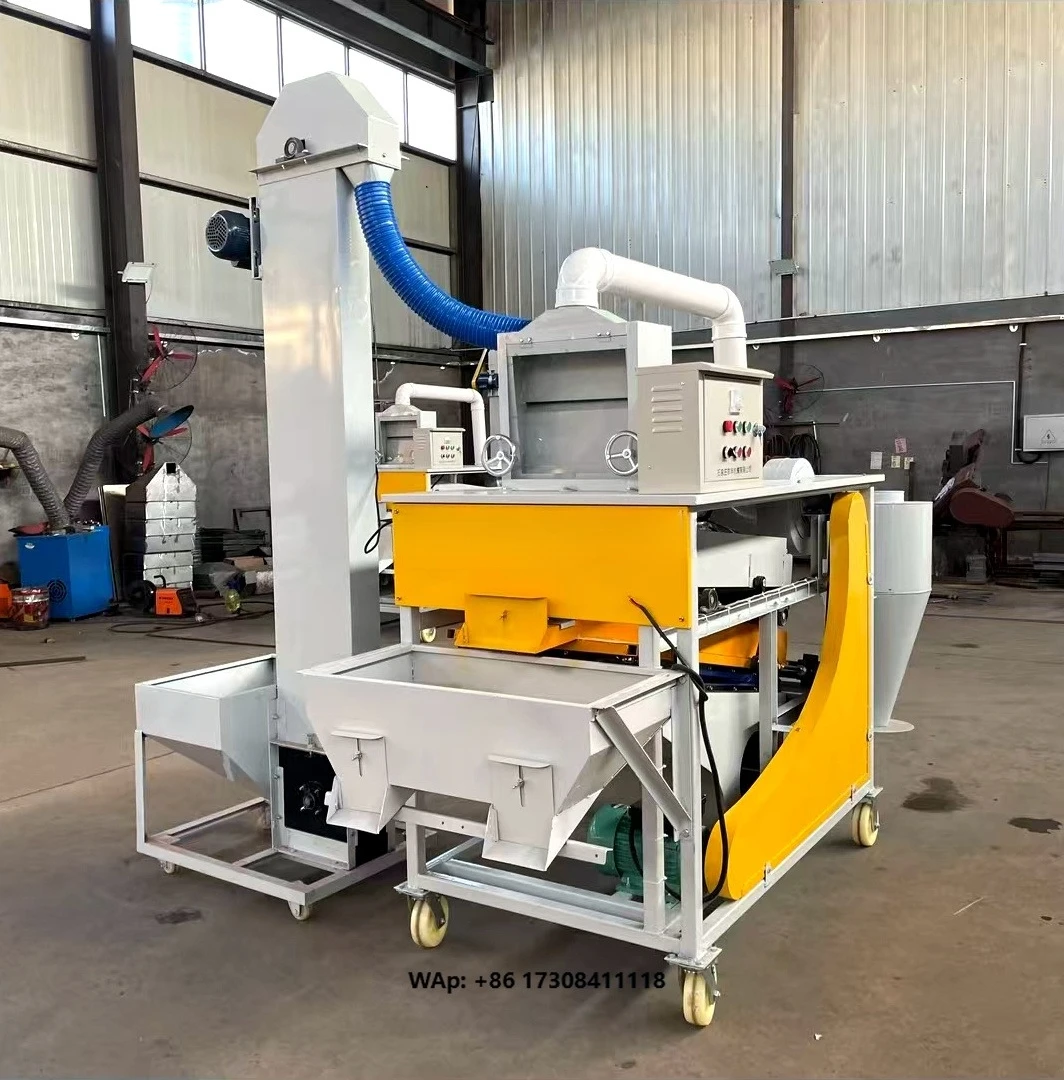 Wholesale Home Winnowing Machine for Small Wheat Bird Food Grain Seed Screening with Motor As Core Component Shell Blower Option
