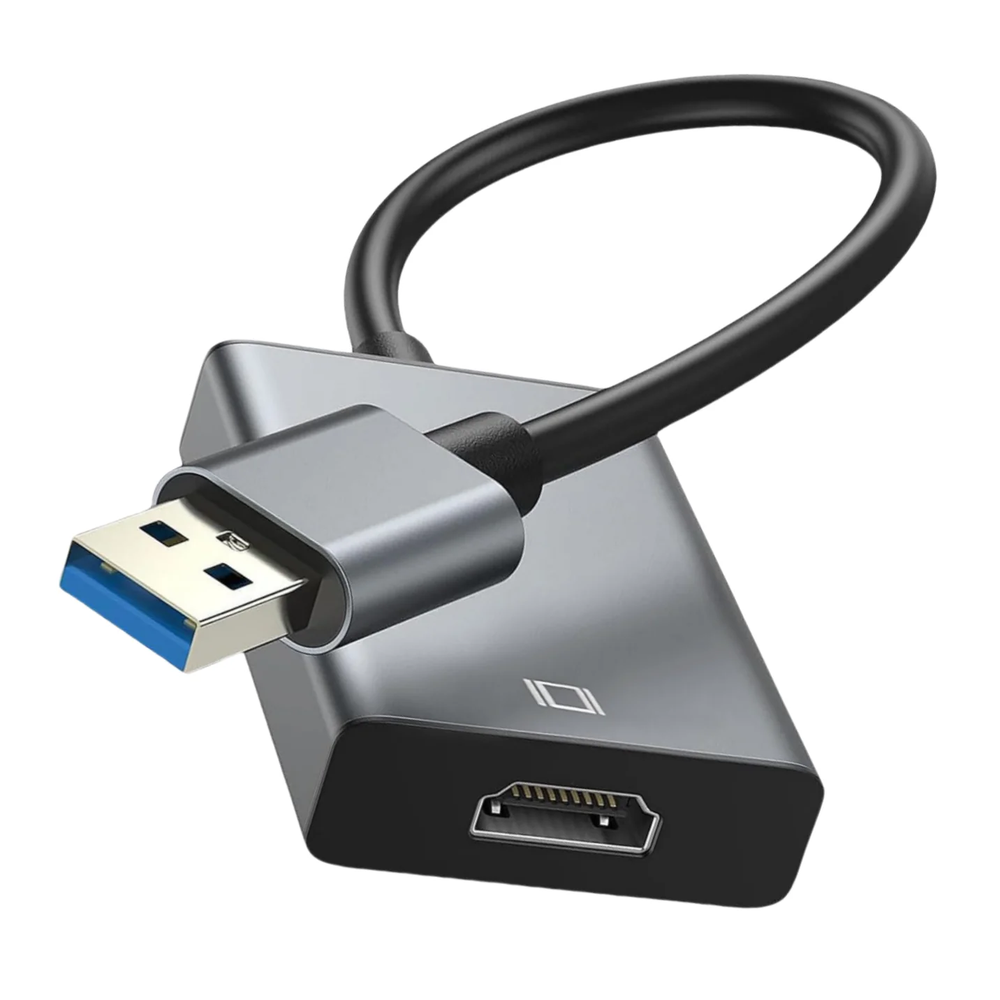 5 peças usb 3.0 para hdmi 1080p adaptador de áudio de vídeo plug play laptop pc projetor monitor de tv display externo cabos de áudio e vídeo