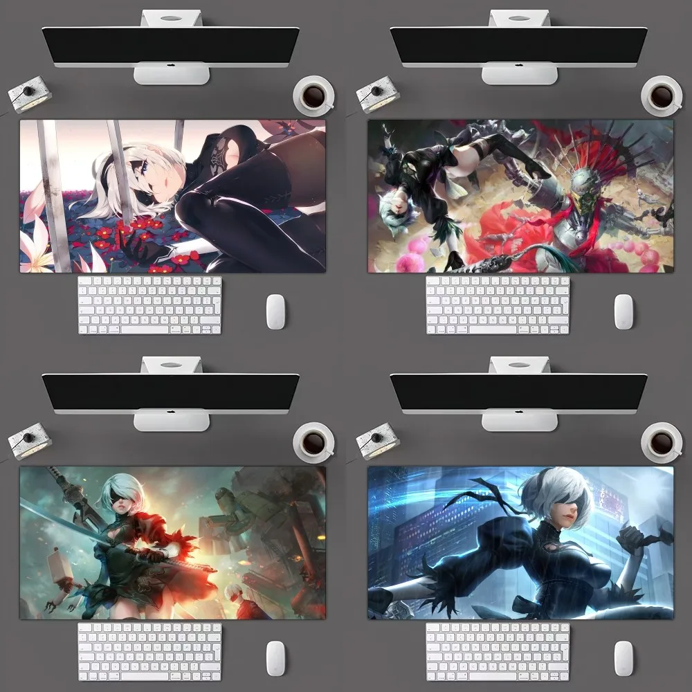 Game N-NieR Automata Mousepad Mousepad Gamer Mouse Pad Size For Office Long Table Mat