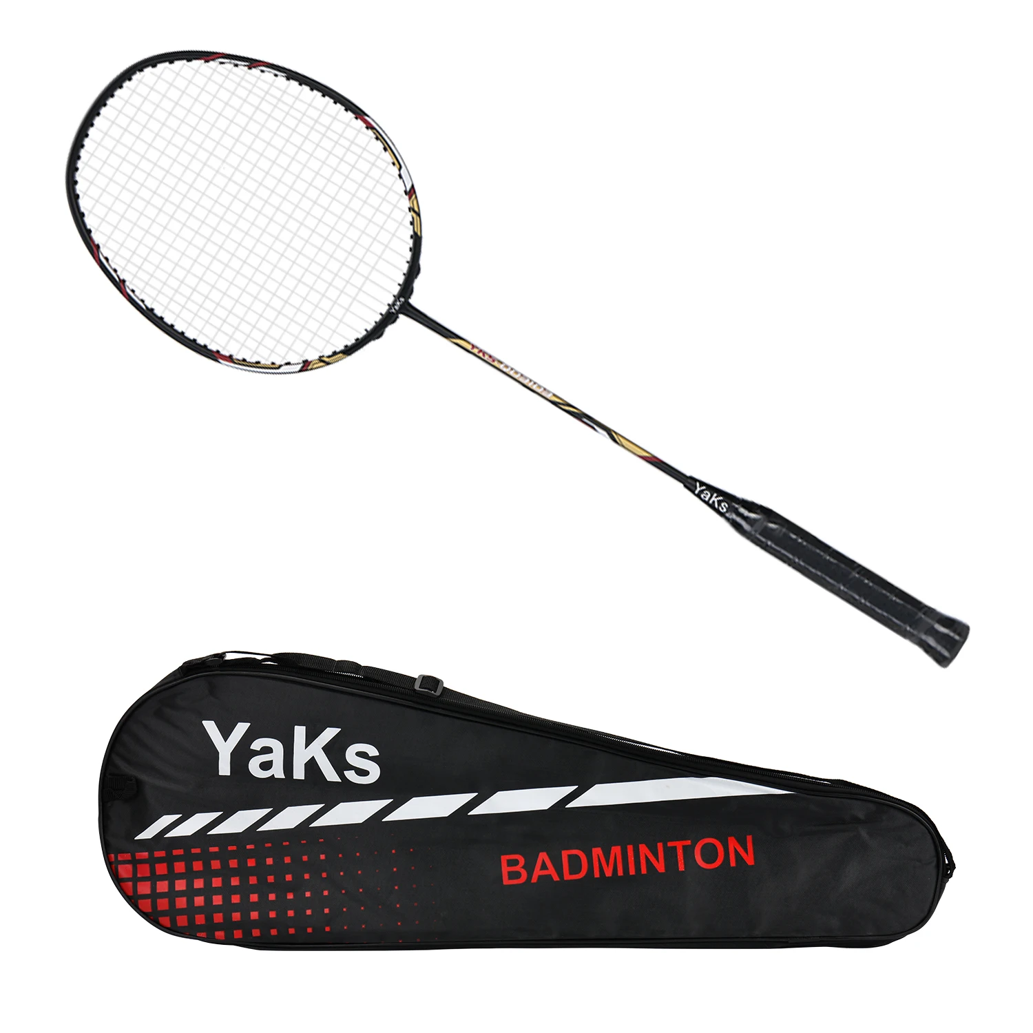 YaKs Brand 4U Badminton Racket 2023 New Training Reserve Badminton Racquet 22-24 Poud Carbon Fiber Ultra Light Badminton Racquet