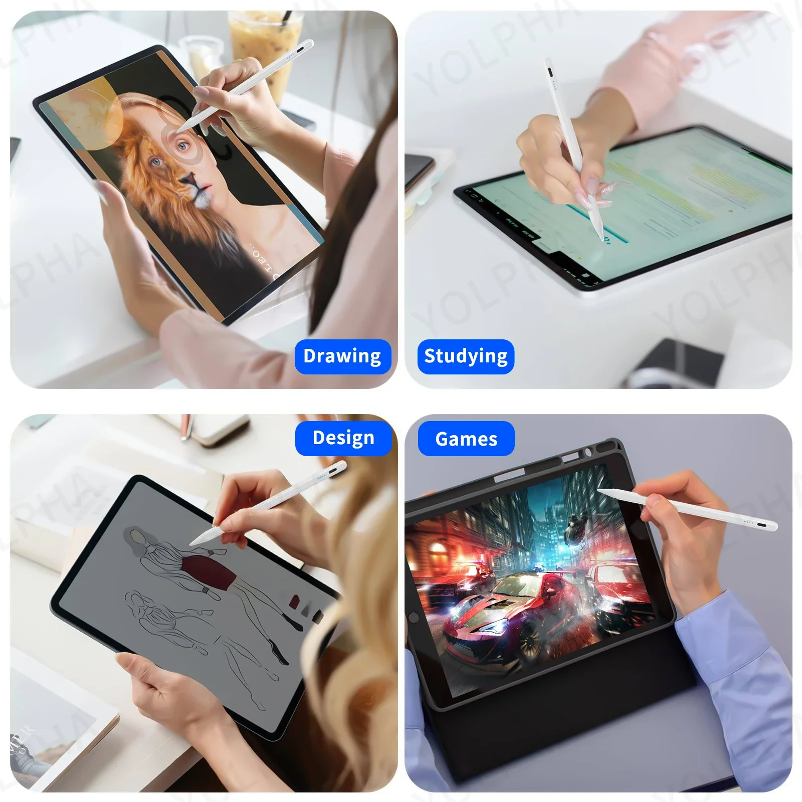 Universeller Stylus-Stift für Android-Tablets, Mobiltelefon-Touch-Stift für iPhone, kapazitiver Stift für XIAOMI HUAWEI Samsung Tablet