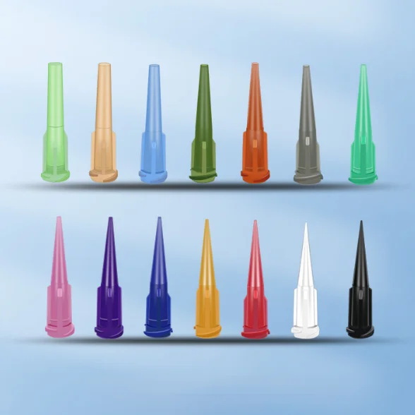 100 Pcs Large Flow Plastic TT Tapered Needles, Bevel Tip Luer Lock Dispensing Nozzle, Large Bore Jam Jar Squeeze Head