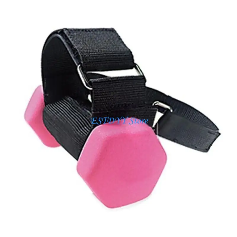 G6DE الساق رفع ممارسة الدمبل الكاحل حزام قدم رفع الأثقال الدمبل القدم مرفق ل الورك المثنية يثير قابل للتعديل #5