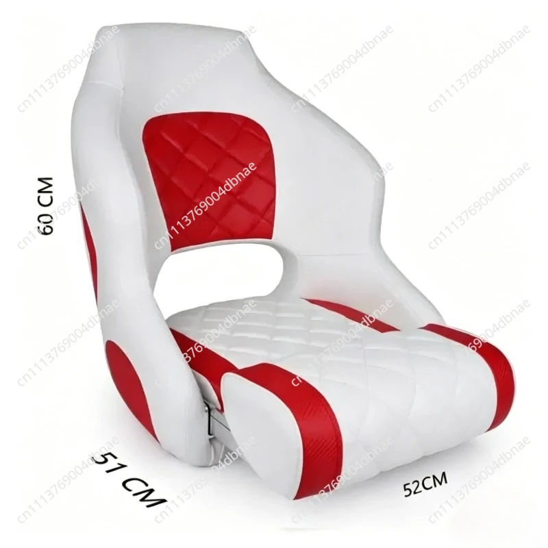 Marine Vinyl Boat Chair Marine Seat Black Fishing Pro Casting Deck Seat Folding Bay Boat Bucket Seat For Yacht
