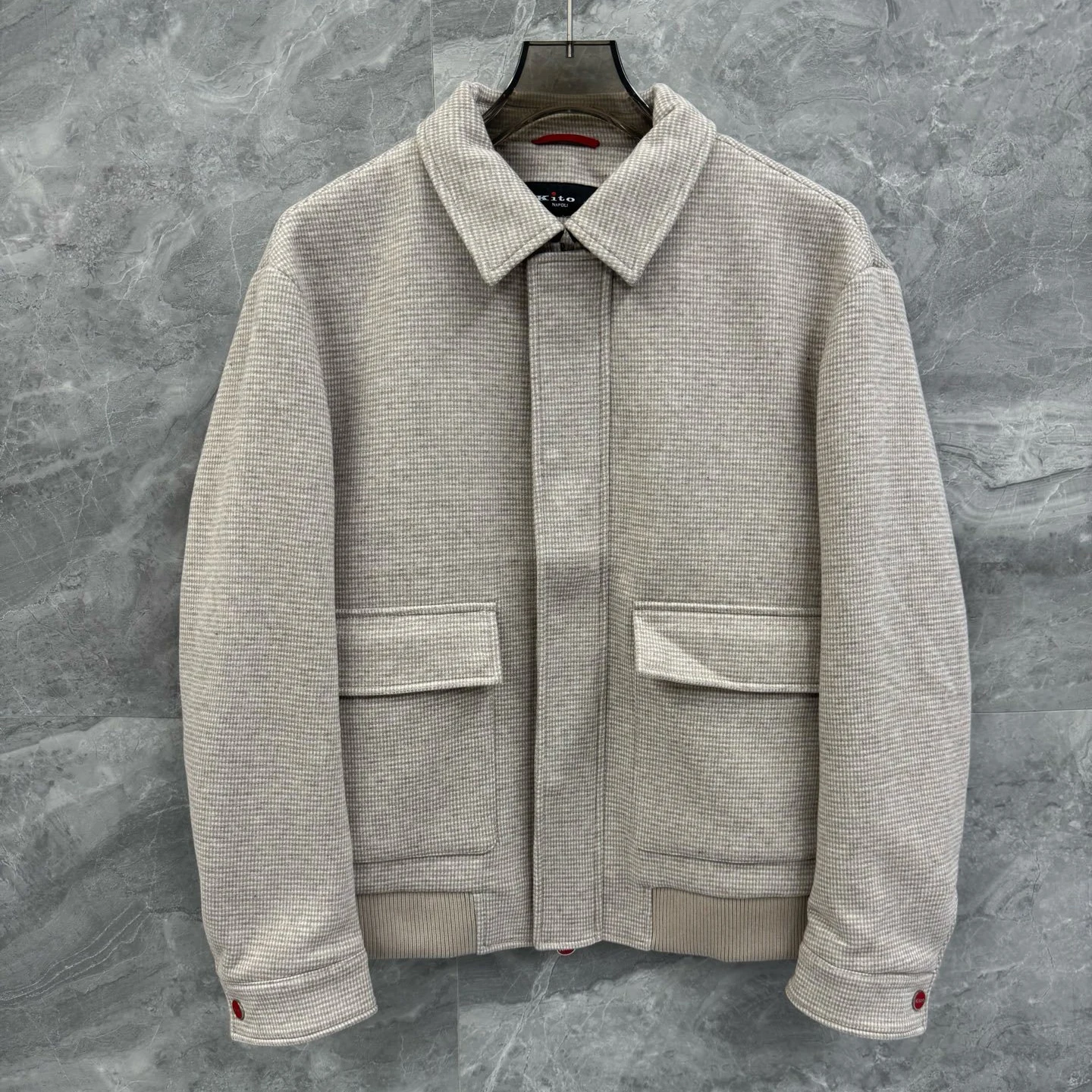 

Ktion 25aw Minimalist Thousand Birds Pocket Lapel Jacket