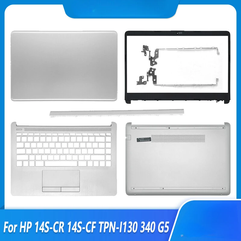 

Задняя крышка ЖК-дисплея для ноутбука Z, передняя рамка, петли, нижний корпус для HP 14S-CF CR CF DK DF