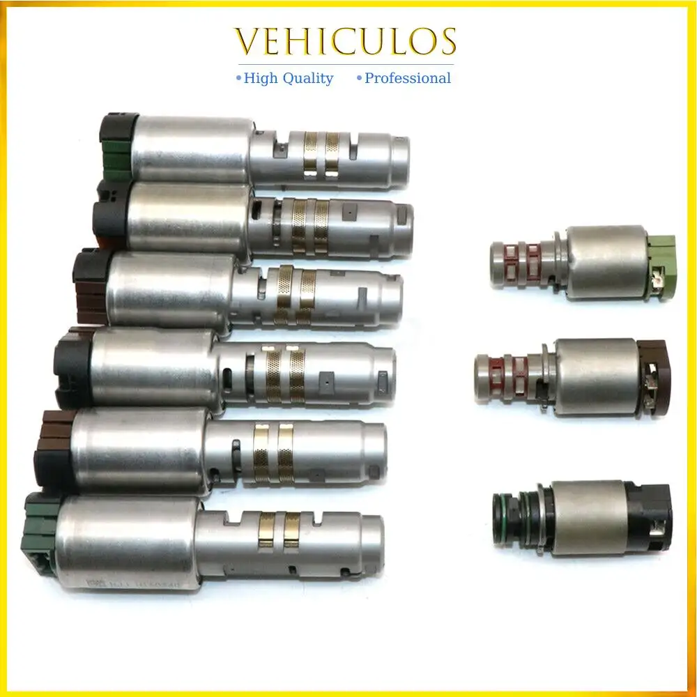 9pcs 8-speed Transmission Solenoid Valve Kit For Mohave Borrego GENESIS EQUUS A8TR1 Auto Parts