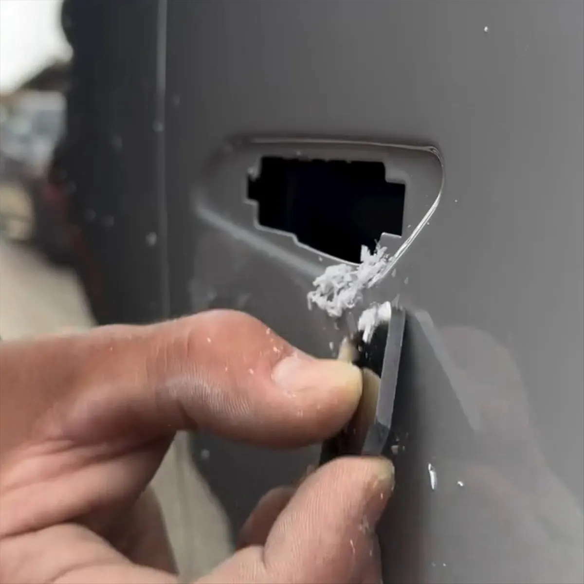 

Инструмент для ремонта автомобильных царапин, стальной скребок для ремонта царапин автомобиля, аппликатор для краски, скребок, инструмент для ремонта наждачной бумаги