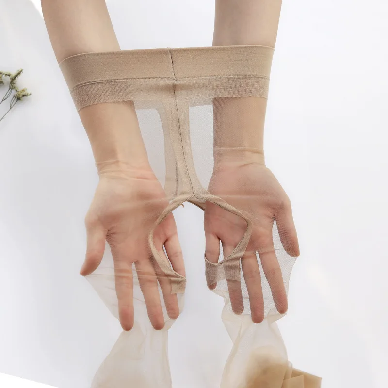 

0D Sexy Breathable Women's Pantyhose Ultra-Thin Transparent Crotchless Nylon Tights Stretchy Female Stockings