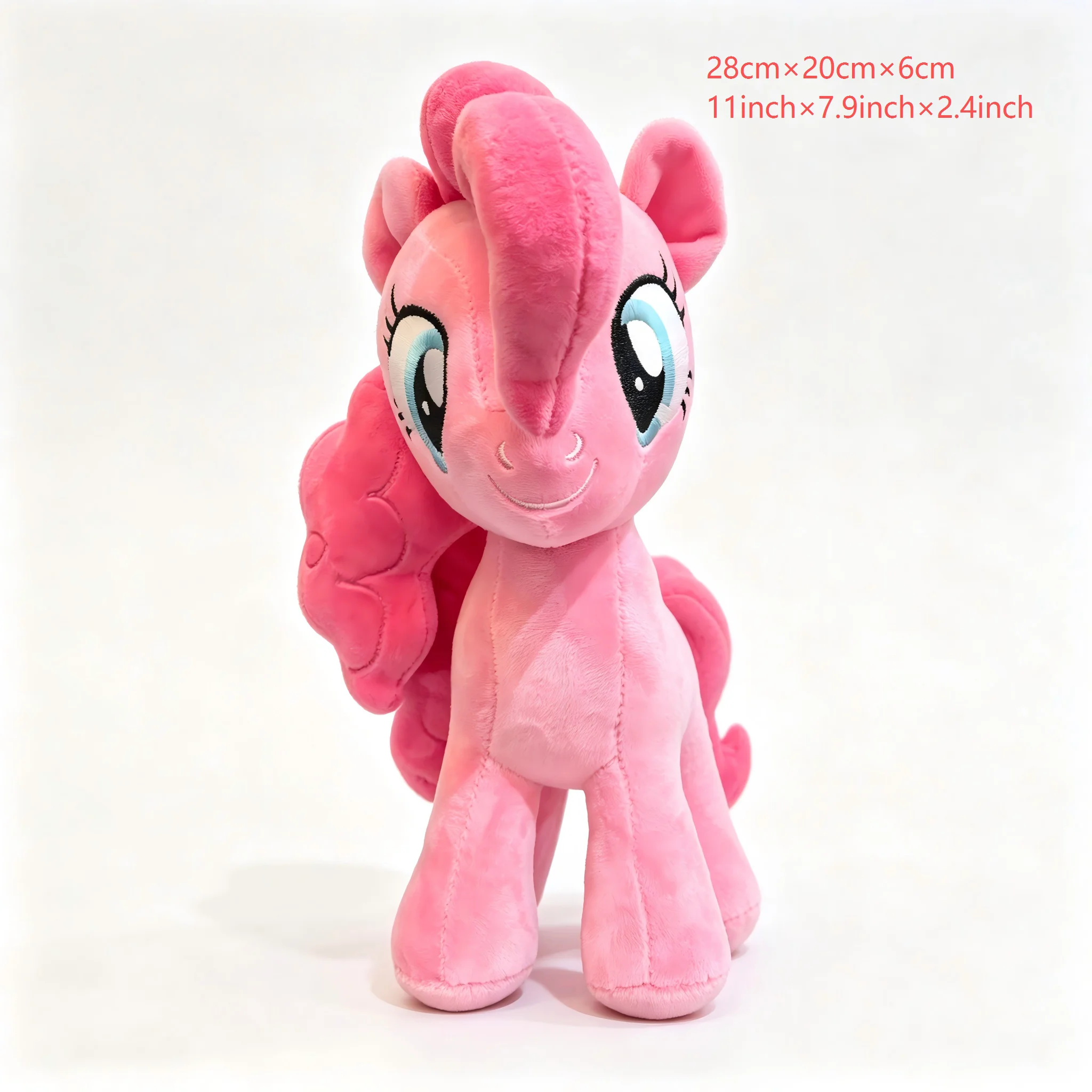 Hasbro My Little Pony -Plush 11inch standing doll toy - Pinkie Pie, Twilight Sparkle, Fluttershy,Rarity, Applejack