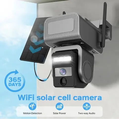 10 best sales वाईफ़ाई कैमरा आउटडोर सौर - №9