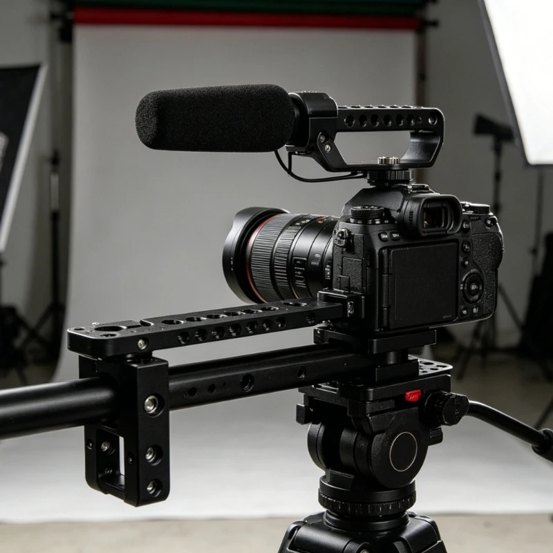 Multifunctional Camera Mounting Plate Aluminum Construction For Stable Setups