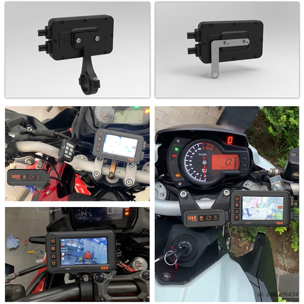 دراجة نارية مسجل قيادة مراقبة ضغط الإطارات مقاوم للماء دراجة نارية مسجل GPS للرؤية الليلية رصد موتو الملحقات #6