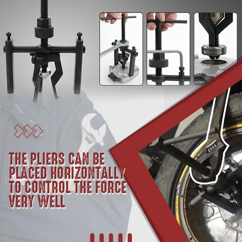 

Съемник внутреннего подшипника автомобиля, 3-кулачковый съемник подшипников, инструмент для снятия колесного шкива, экстрактор, многофункциональный автомобильный станок, комплект