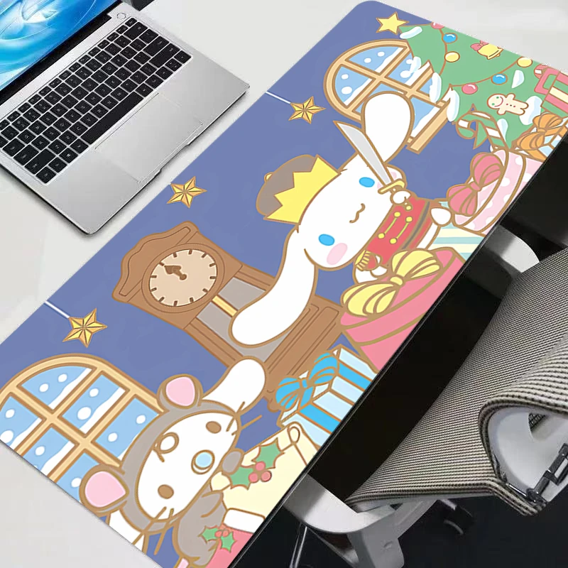 

Mouse Pad Cinnamoroll XXL Mini Pc Gaming Accessories Gabinete Gamer PC Computer Desk Mat Non Slip Keyboard Pad Tablet Mousepad