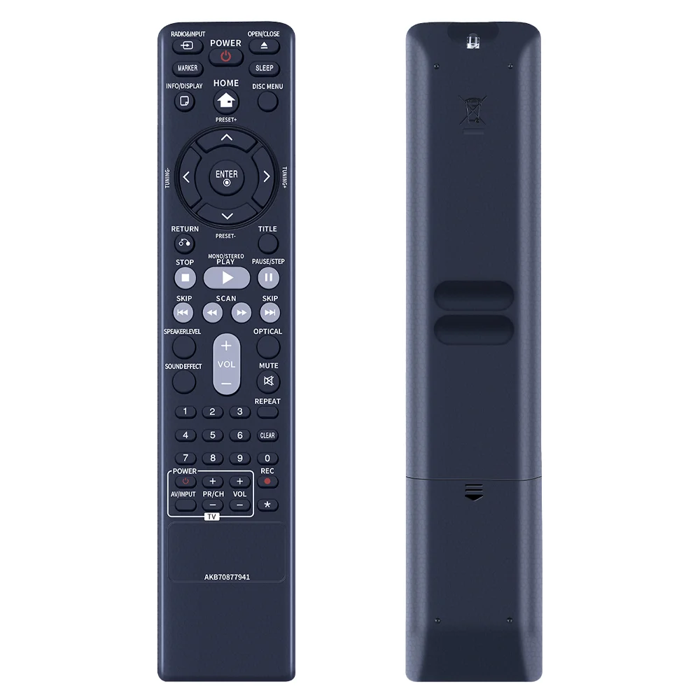 Replacement AKB70877941 Remote Control Compatible with LG DVD Home Theater System DM2740 HT806TGW SH86TG-S/C SH95TA-W SH86TG-S