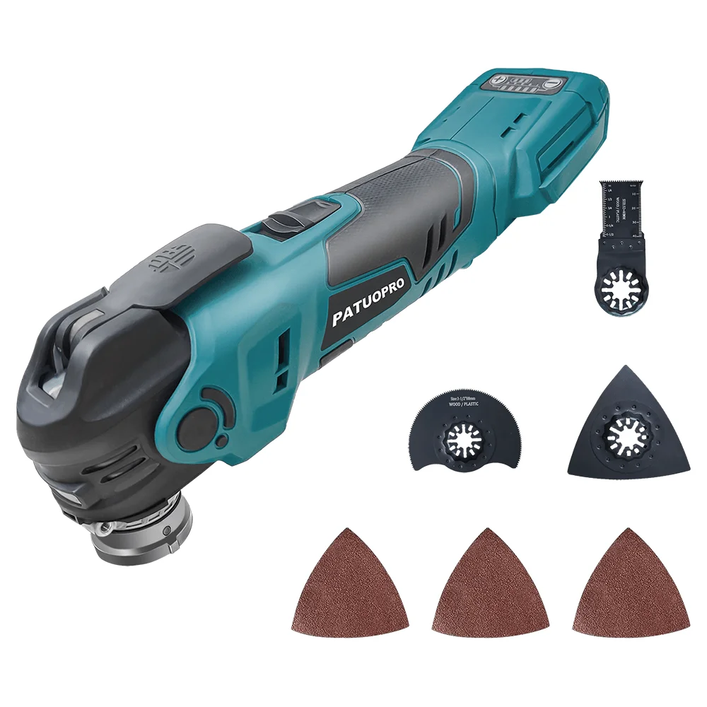 5-Speed Brushless Electric Oscillating Multi Tools Cordless Electric Saw Shovel Cutting Power Tool For Makita 18V Battery