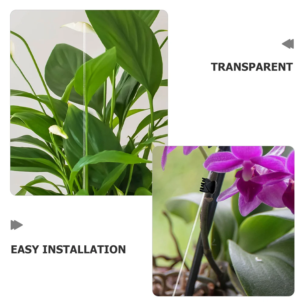 

10 Pcs Plant Support Stakes Gardening Supplies Rod Single Stem Acrylic Flower Tomatoes