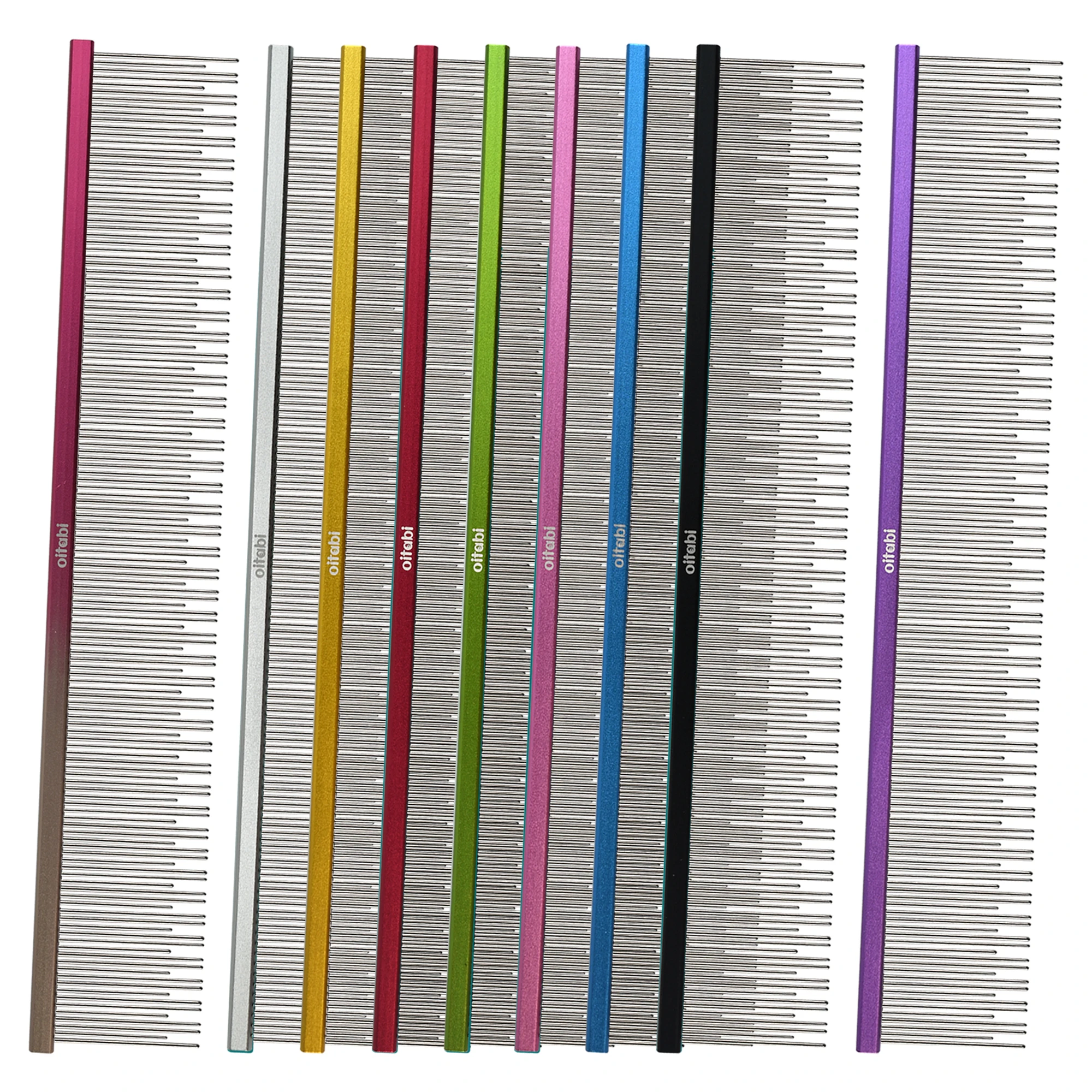 

Oitabi 24.5cm Extra Long Cat Comb Deshedding & Detangling Comb Removes Undercoat Shedding Hair Tangles Knots Prevents Matted Fur