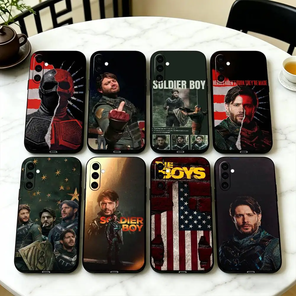 T-The Boys S-Soldier Boys Phone Case For Samsung Galaxy A73,A72,A71,A70,A53,A52,A51,Others Soft Black Cover