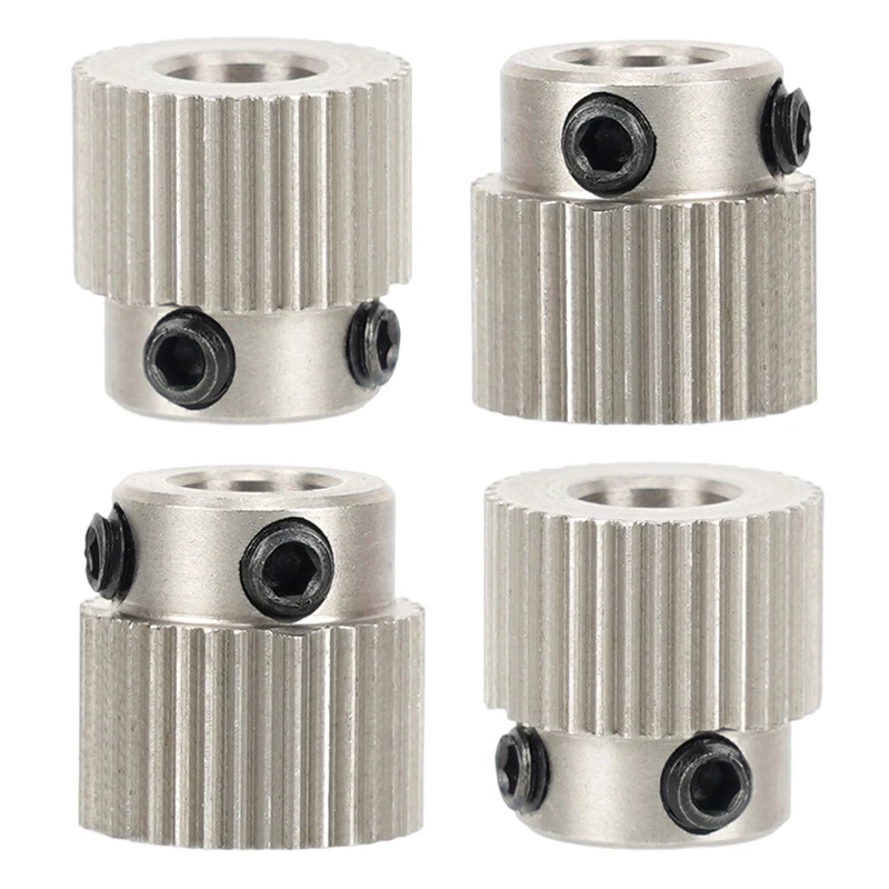 10 Pz MK7 MK8 Ruota di Estrusione Ingranaggio 26/36 Denti In Acciaio Inox Foro 5mm Estrusore Alimentatore Driver Gear Accessori Per Stampanti 3D