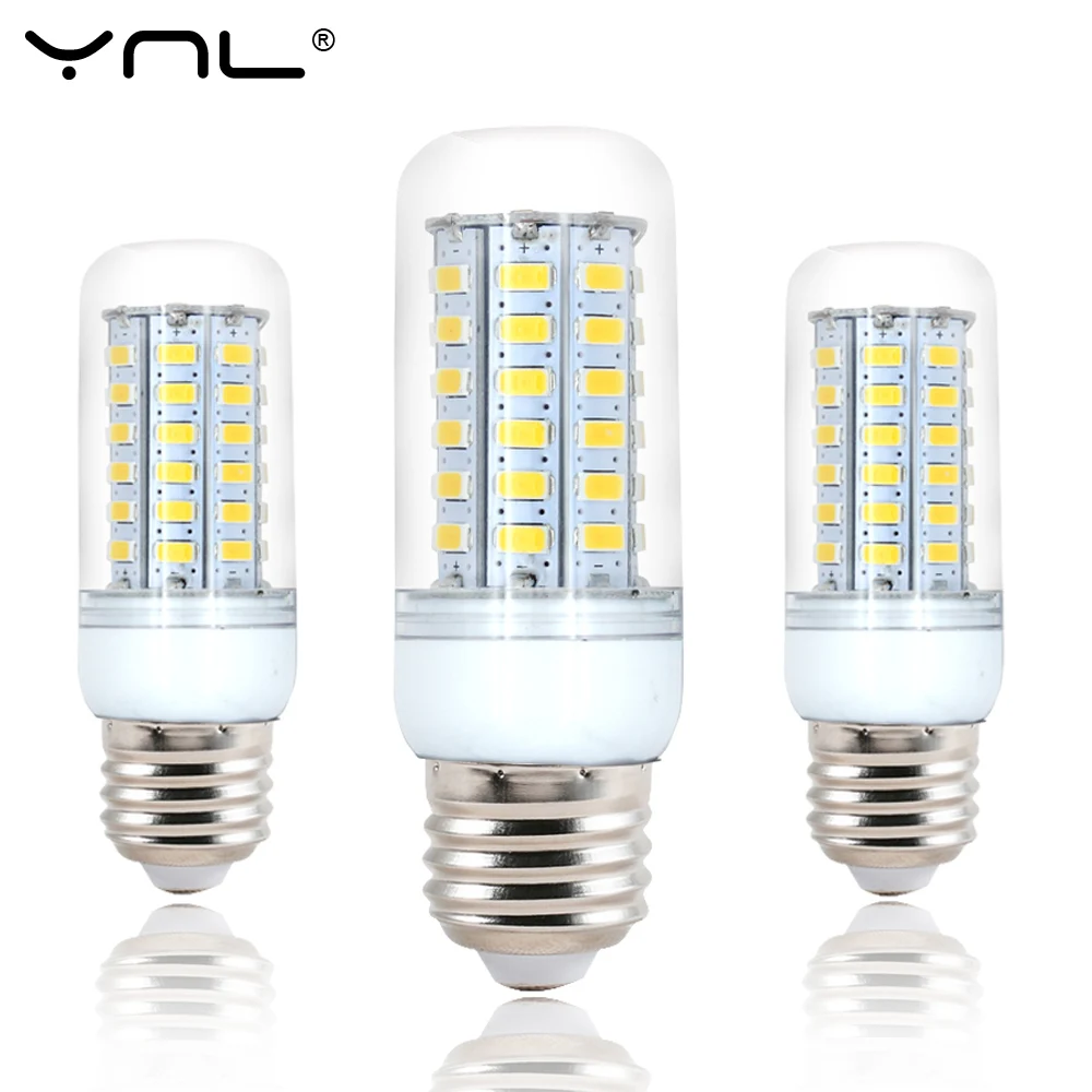 E27 LED Lamp 220V Corn Bulb 24 36 48 56 69 72 LEDs SMD 5730 Ampoule Lampada LED Lamp Chandelier Lighting Candle LED Light