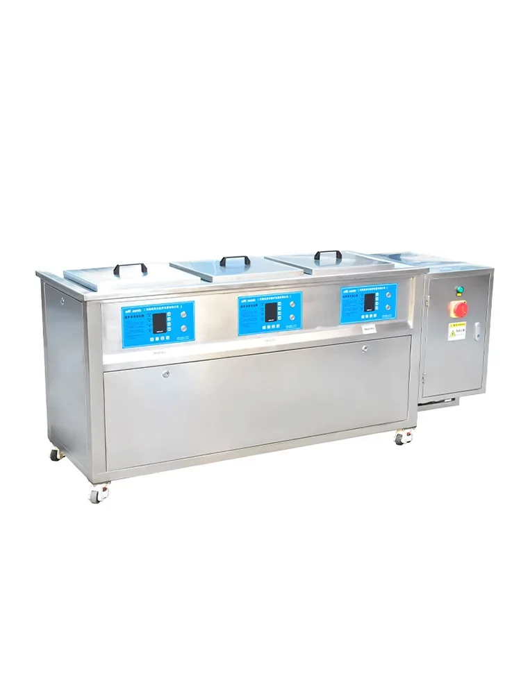 Industrial three-slot ultrasonic cleaning machine