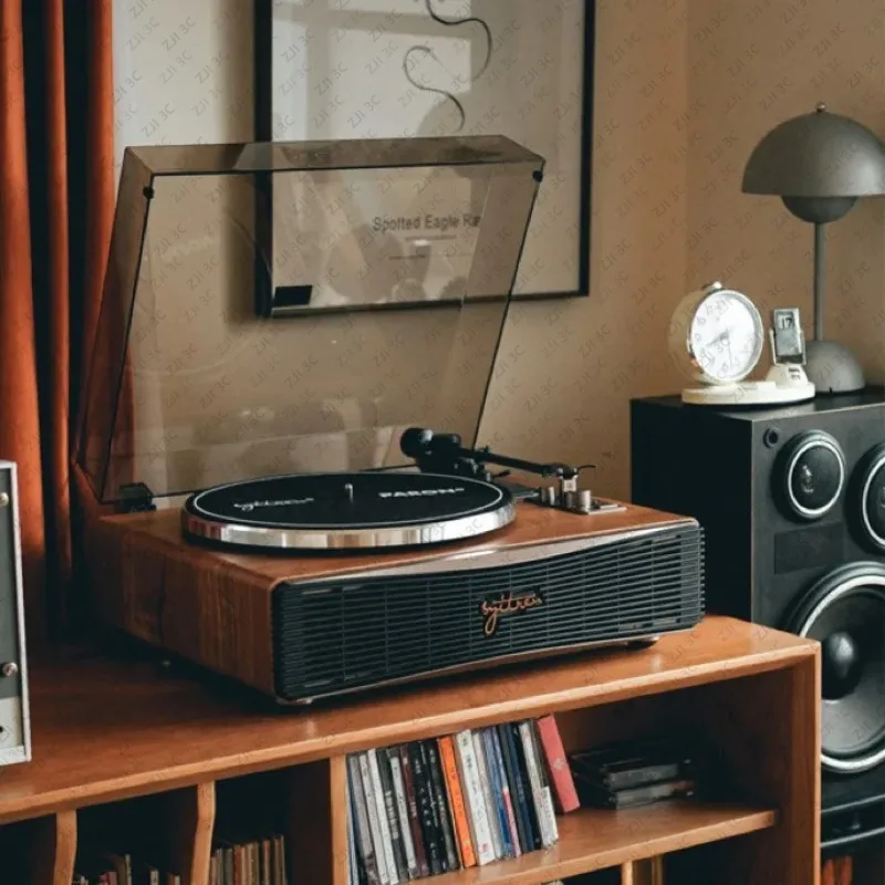 

PARON Syitren Syitarin Vinyl Record Player Retro Phonograph Modern Phonograph Bluetooth Audio Film LP