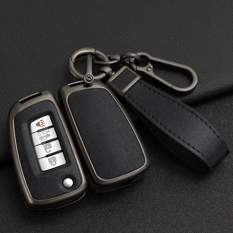 Car Folding Key Case Cover Shell For Nissan X-Trail Qashqai J11 Juke Murano Micra Tiida Maxima Altima Kicks Protector Holder