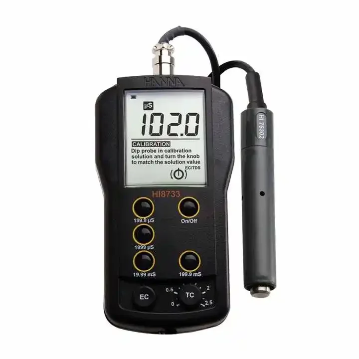 

Hi8733 High quality Portable Conductivity Meter with electrode sensor