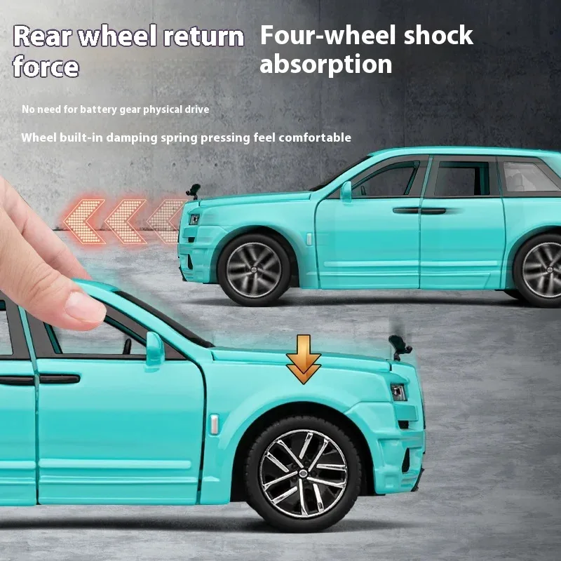 1:32 SUV Legierung Diecast Metall Modell Sound Licht Zurückziehen Spielzeug Miniatur Auto Dekoration Kinder Spielzeug Geschenk