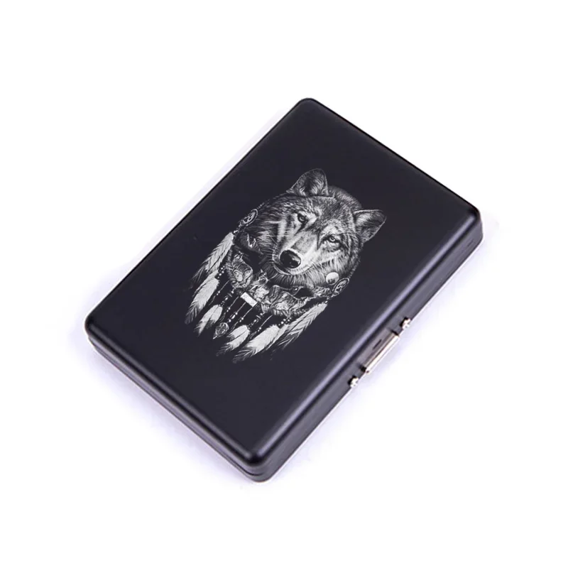 New 20 Sticks Gift for Men's Cigarette Box Cigar Case Individuality Pattern  Cigarette Accessories Storage Waterproof Box