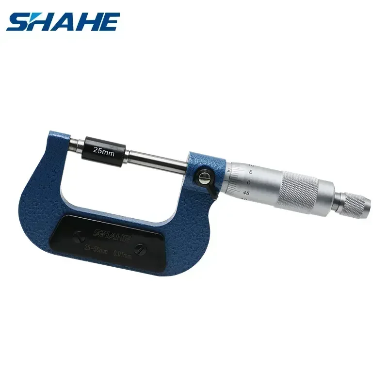 Shahe Micrometer 25-50mm 0.01mm Outside Micrometer Precision Tool 5201-50