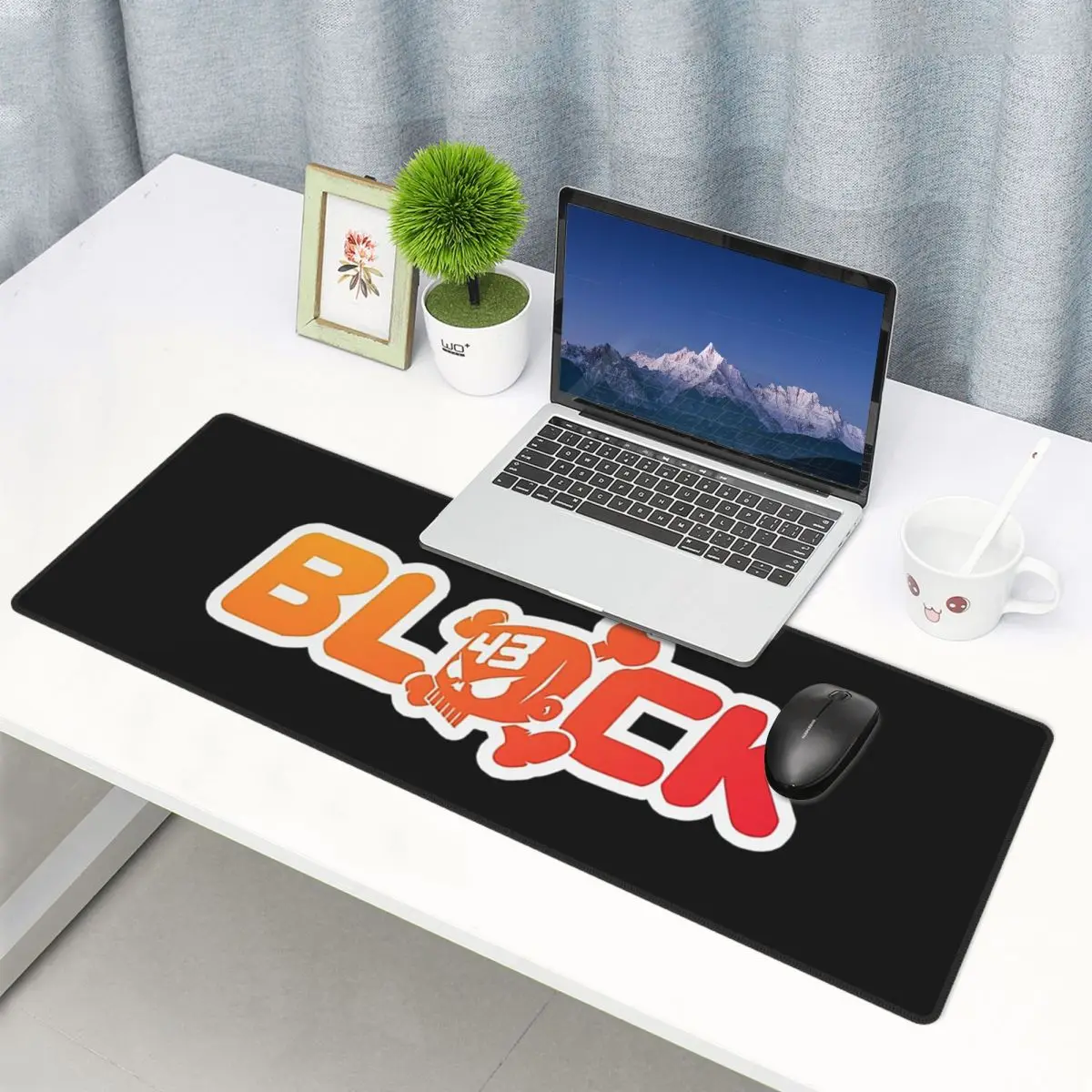 Large Mouse Pad Ken Block 43 Design Letter Print Gamer PC Laptop Mats Keyboard Carpet Computer Gaming Desk Mat
