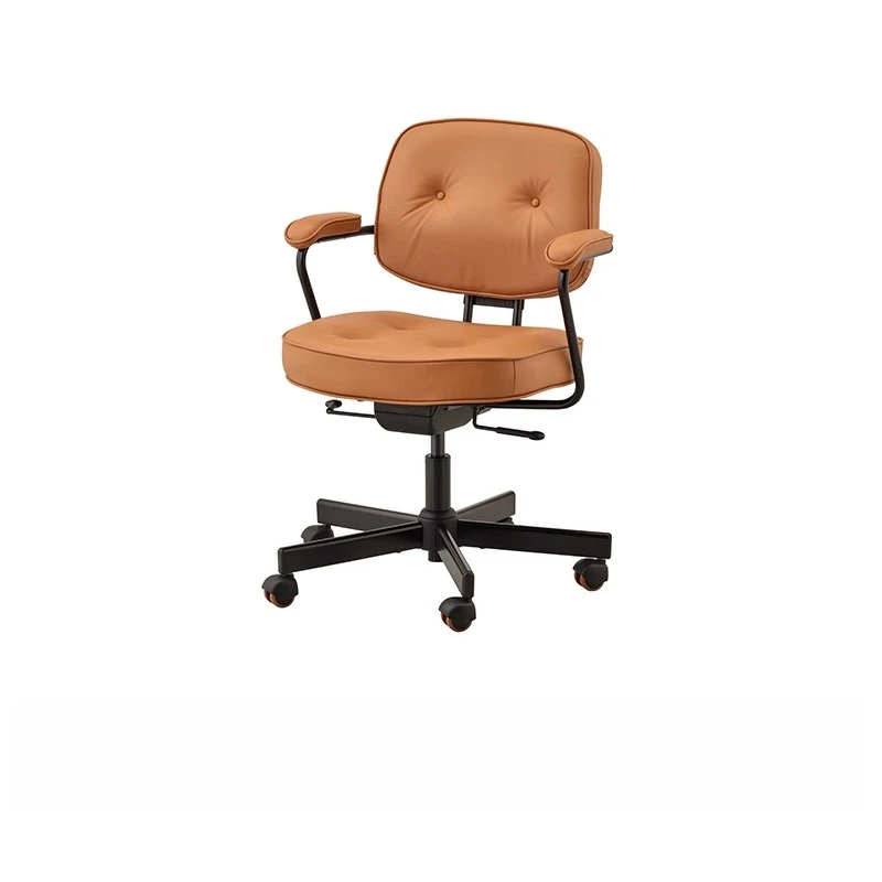 

Retro office chair leather computer chair business boss home leisure