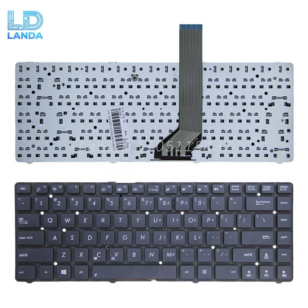 

Keyboard For ASUS K45V A45V A45VD A85 A85V R400 K45VD A45VM R400VD Black US