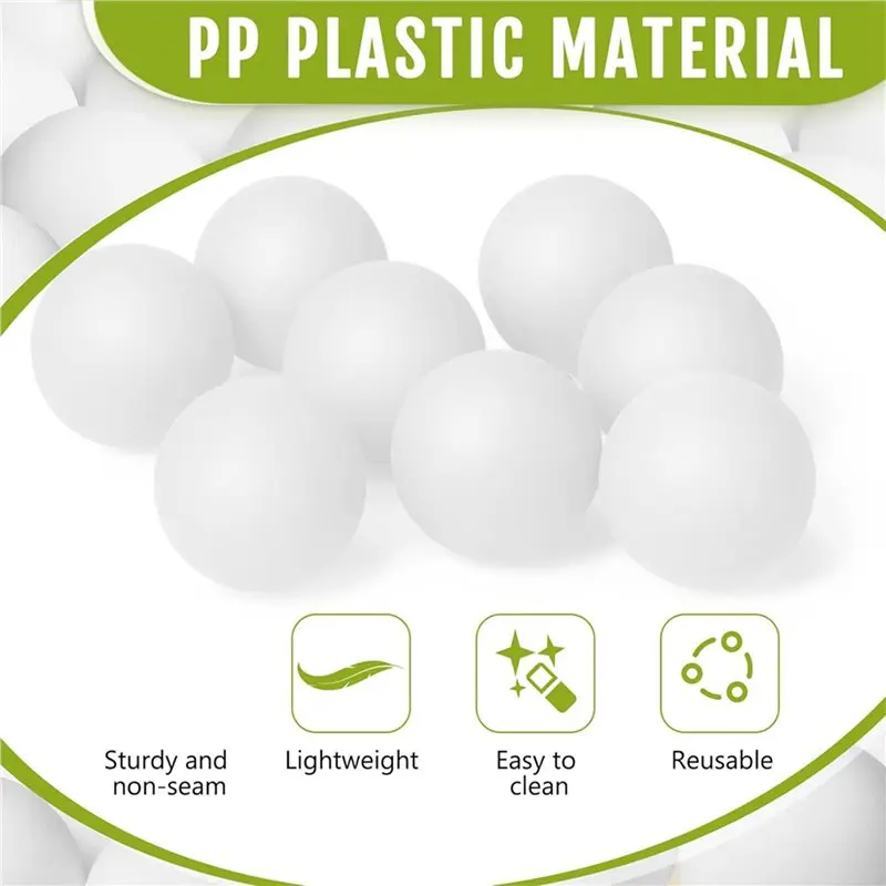A89E-500Pcs Pong Balls 40Mm Beer Balls Bulk Washable Small Game Balls For Carnival Pool Games Party Decoration Pet
