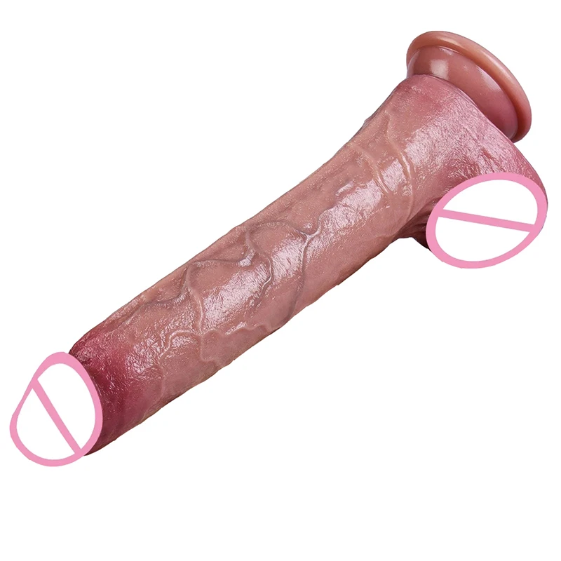 11 Inch Extra Large Realistic Dildo Sex Toy with Strong Suction Cup for Vaginal Anal Plug Real Skin Thick Penis Adult 18+