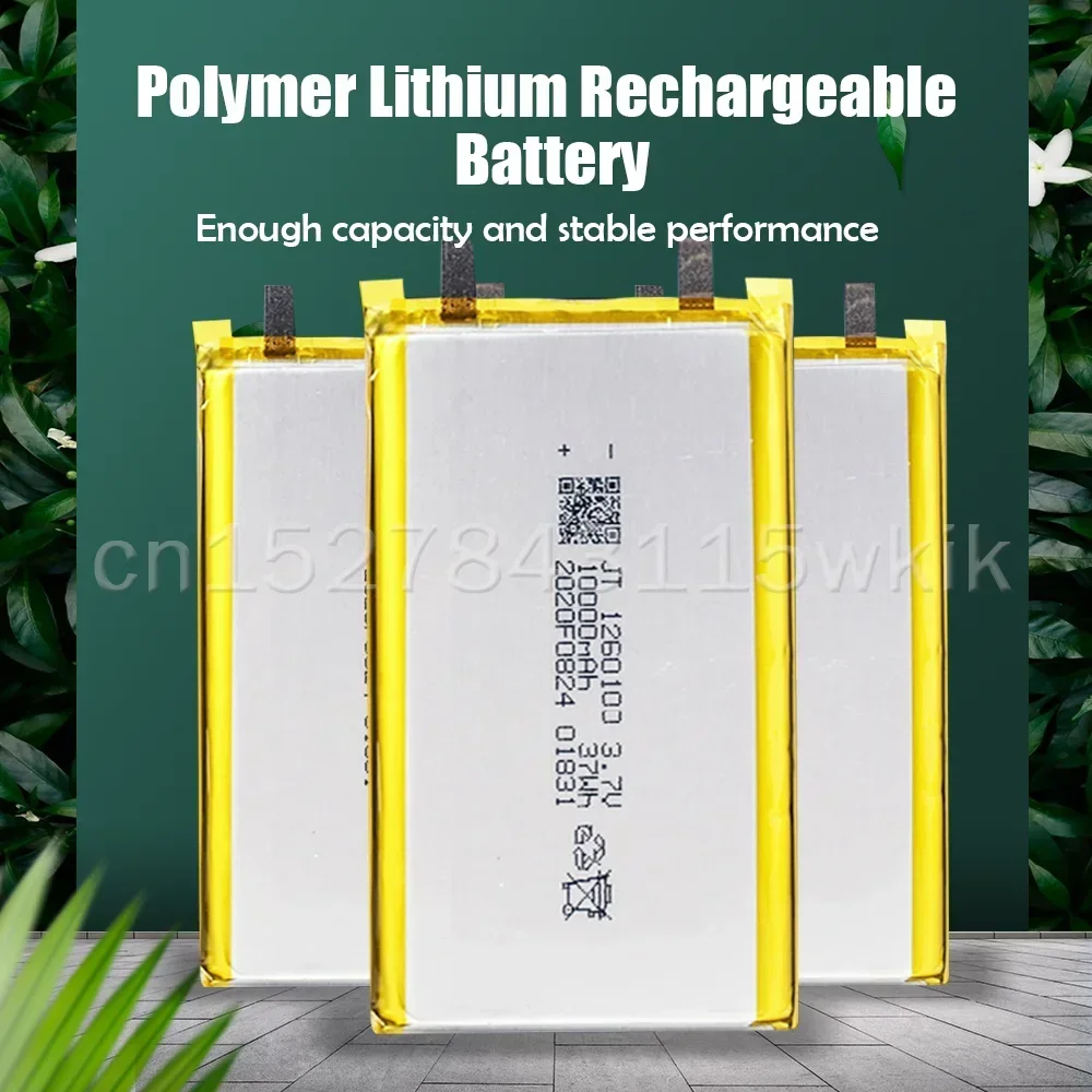 6060100 3.7V 5000mAh Lithium Polymer Li ion Lipo Rechargeable Battery For GPS PSP DVD PAD Power Bank  LED Lights Fan Tablet PC