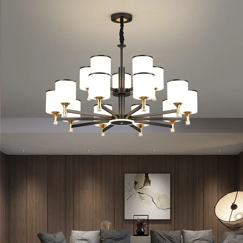 

Nordic Glass Lampshade Led Chandelier for Living Dining Room Food Tables Kitchen Bedroom Pendant Lights Home Decor Light Fixture