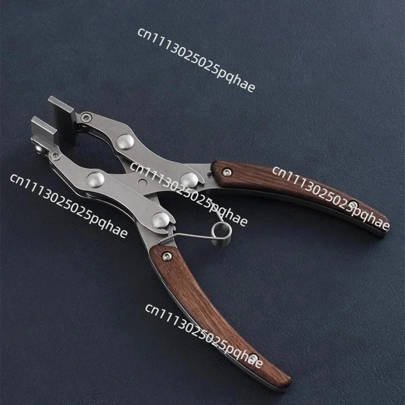 Professional Stainless Steel Double Flat Pliers for DIY Leather Craft & Artisan Handmade Projects