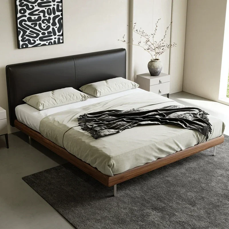 Nordic elegante camas de casal luxo madeira moderna casamento rainha quarto bedframes camas rainha en oferta móveis do quarto