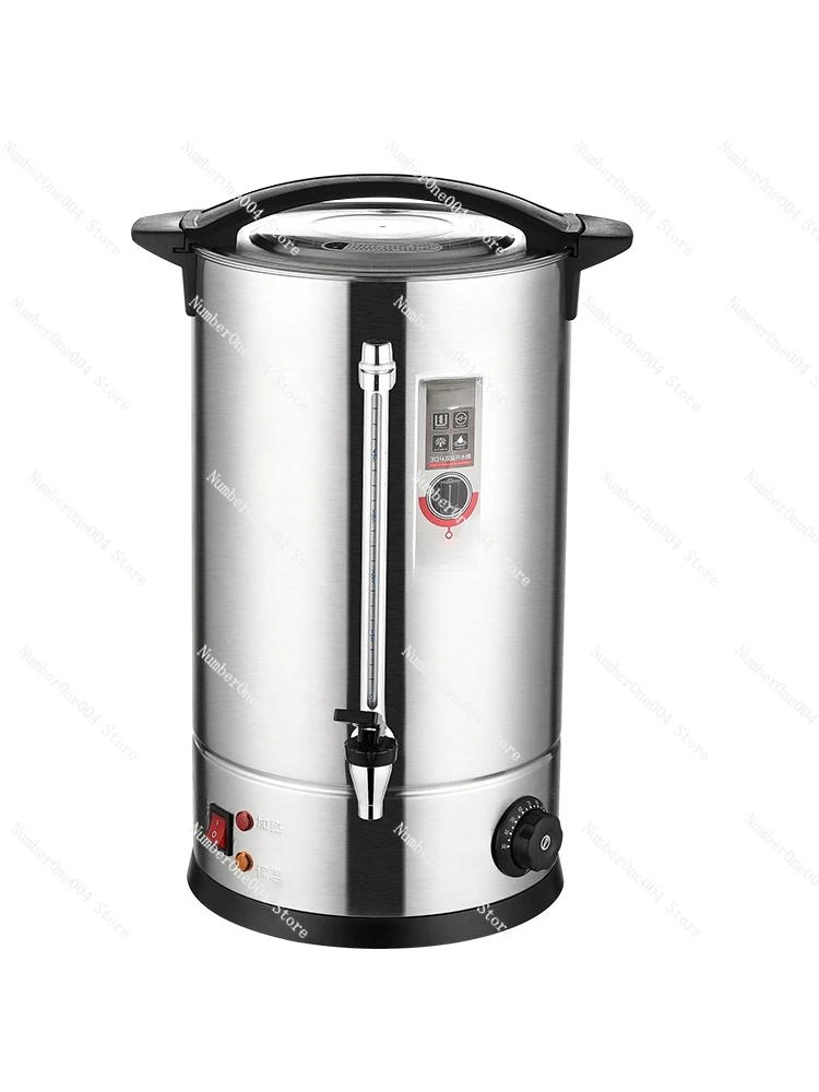 110V US Standard Commercial Double-layer 304 Stainless Steel Electric Heating Water Bucket Household Pluggable Heating Water